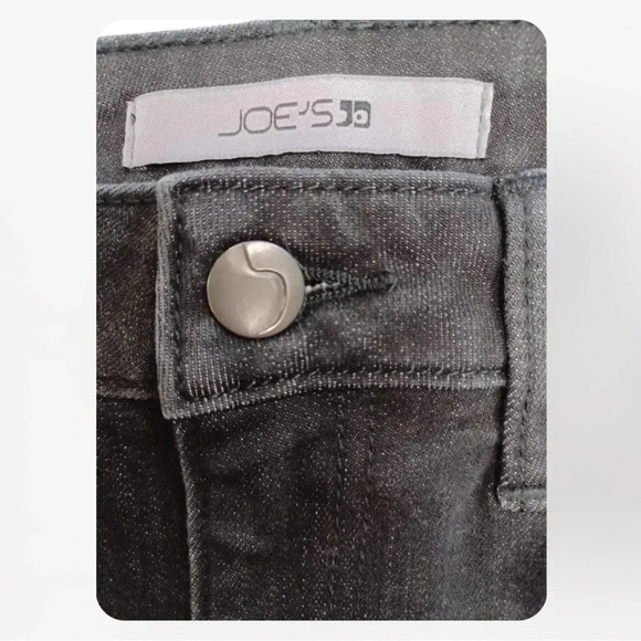 Joe’s  Jeans Skinny Raw Hem Black Size 26 - Picture 10 of 11